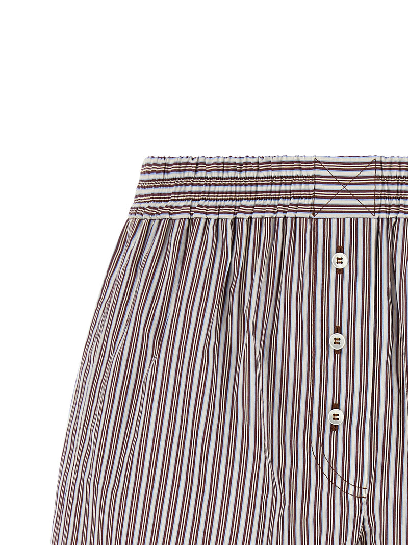 Brunello Cucinelli Bordeaux Cotton Bermuda Shorts