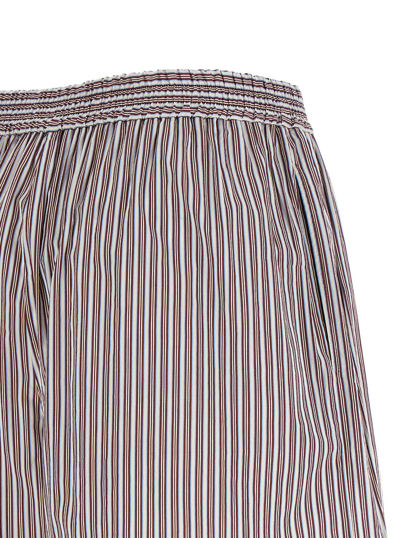 Brunello Cucinelli Bordeaux Cotton Bermuda Shorts