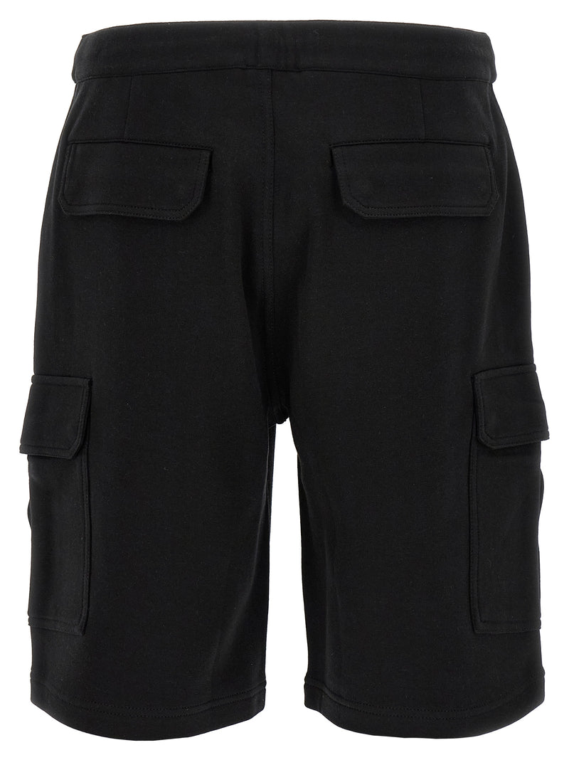 Brunello Cucinelli Black Cotton Bermuda Shorts