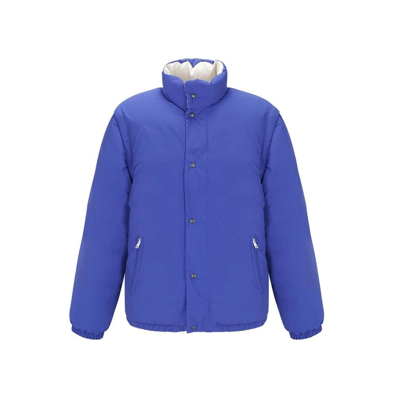 Gucci Blue Polyamide Full-Length Jacket