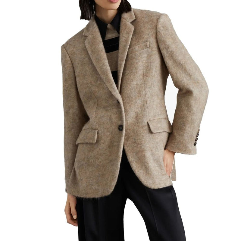 Brunello Cucinelli Beige Cashmere Blazer