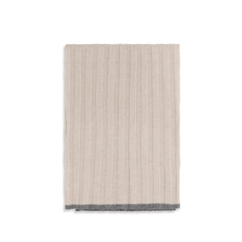 Brunello Cucinelli Beige Cashmere Scarf