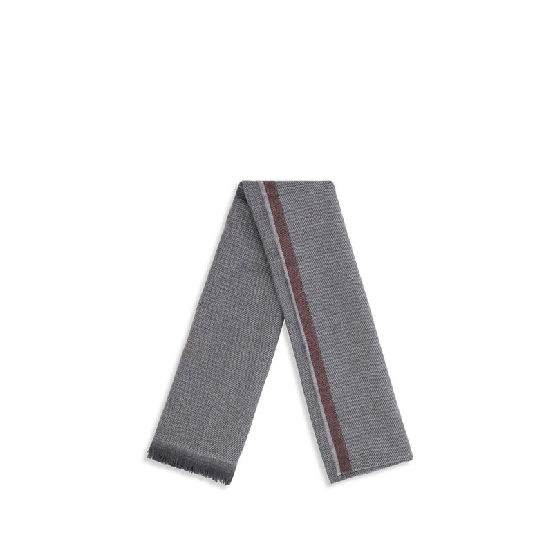 Brunello Cucinelli Gray Cashmere Scarf