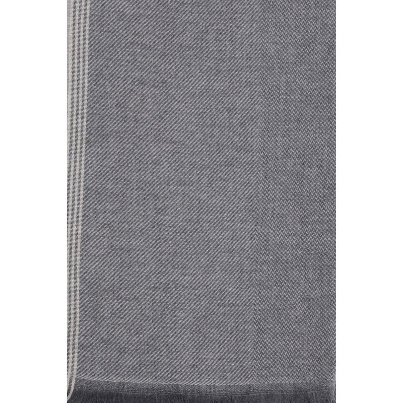 Brunello Cucinelli Gray Cashmere Scarf