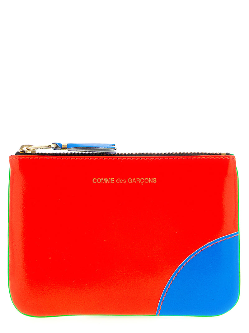 Comme Des Garçons Multicolor Leather Cardholder