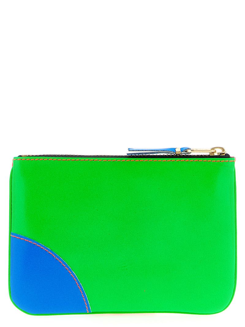 Comme Des Garçons Multicolor Leather Cardholder