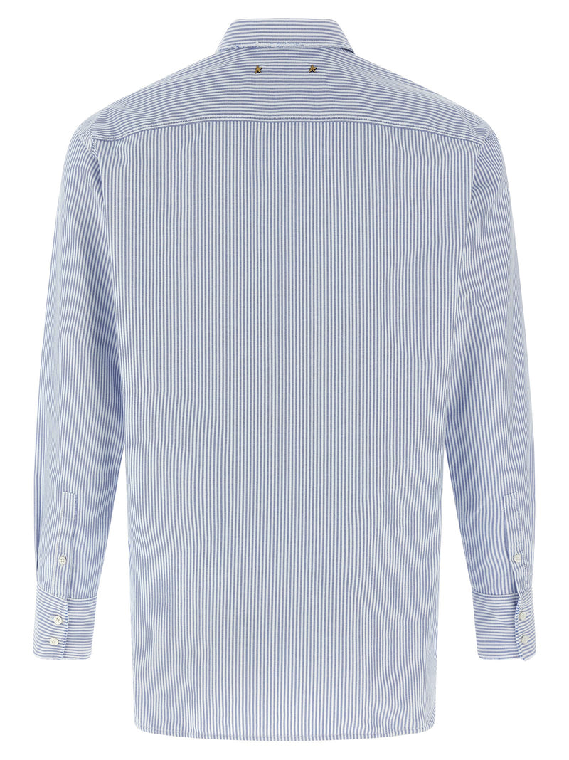 Golden Goose Blue Cotton Blouse