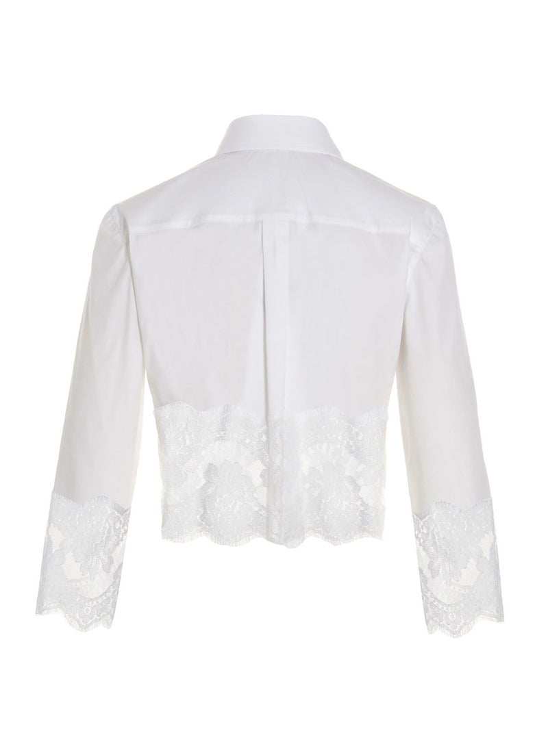 Dolce & Gabbana White Cotton Blouse