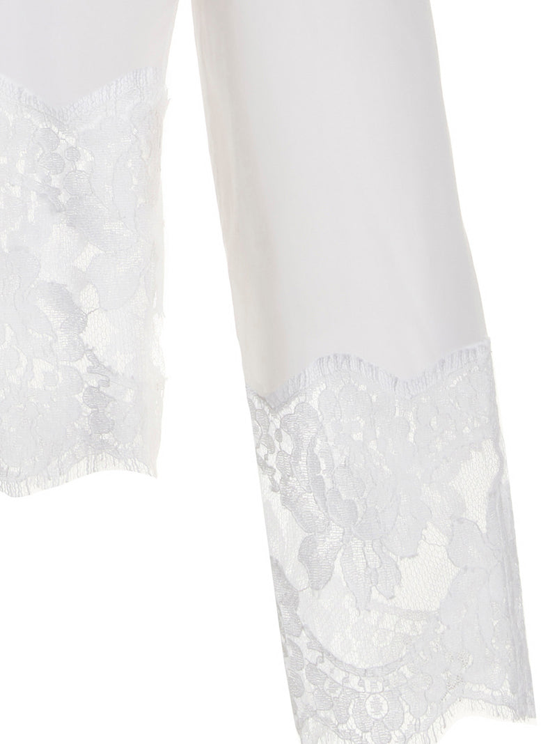 Dolce & Gabbana White Cotton Blouse