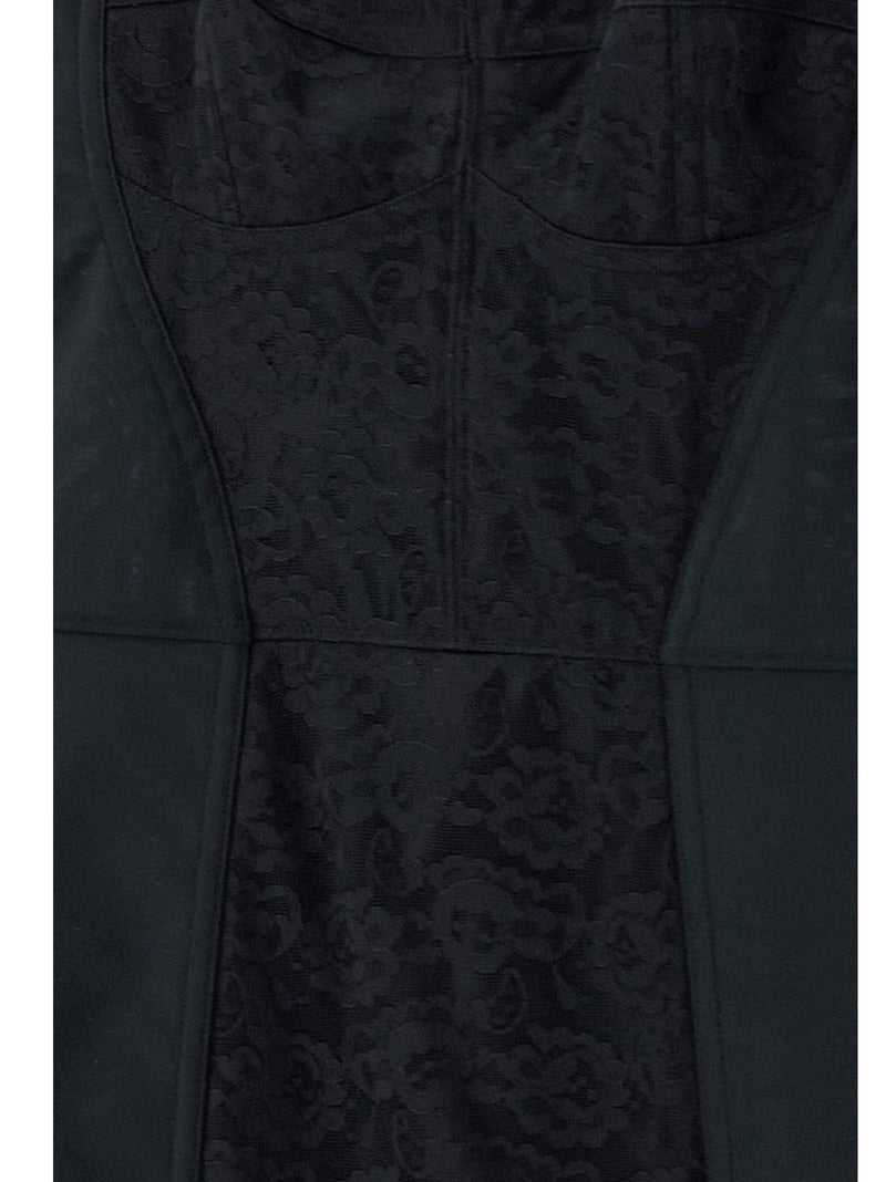 Dolce & Gabbana Black Polyester Short Dress