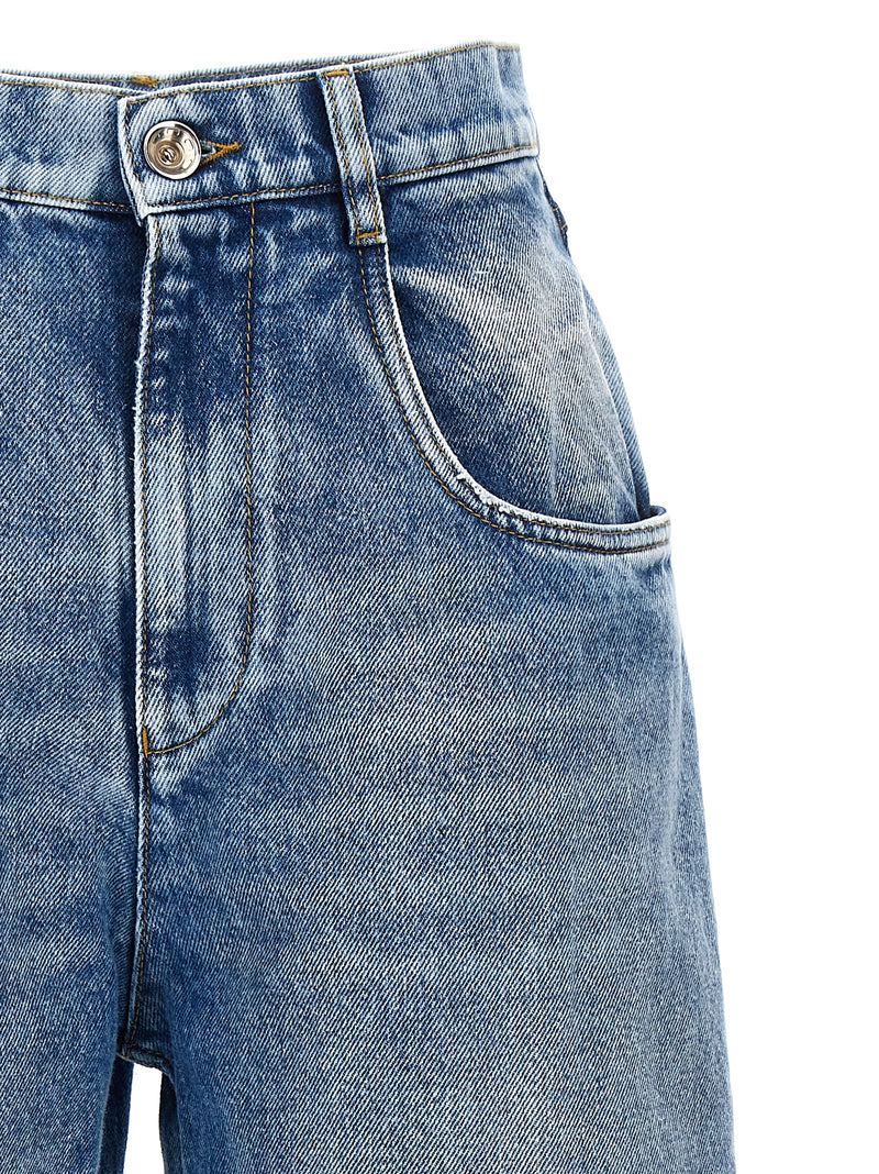 Maison Margiela Blue Cotton Straight-Leg Jeans