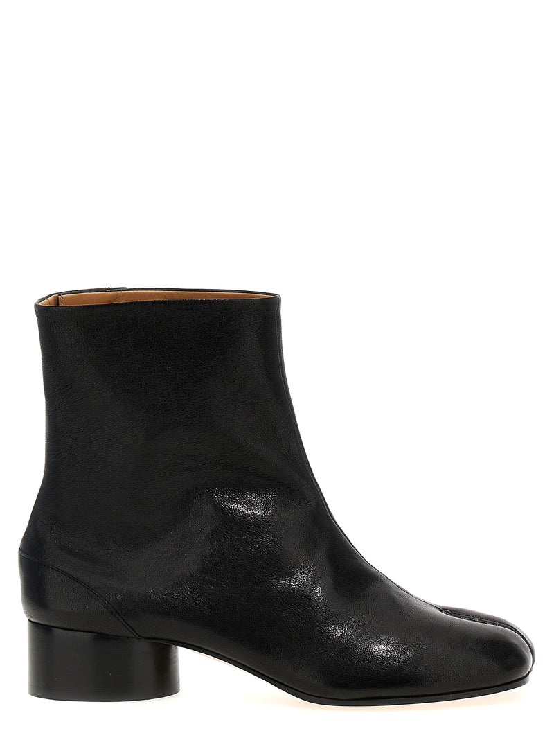Maison Margiela Black Lamb Leather Ankle Boots