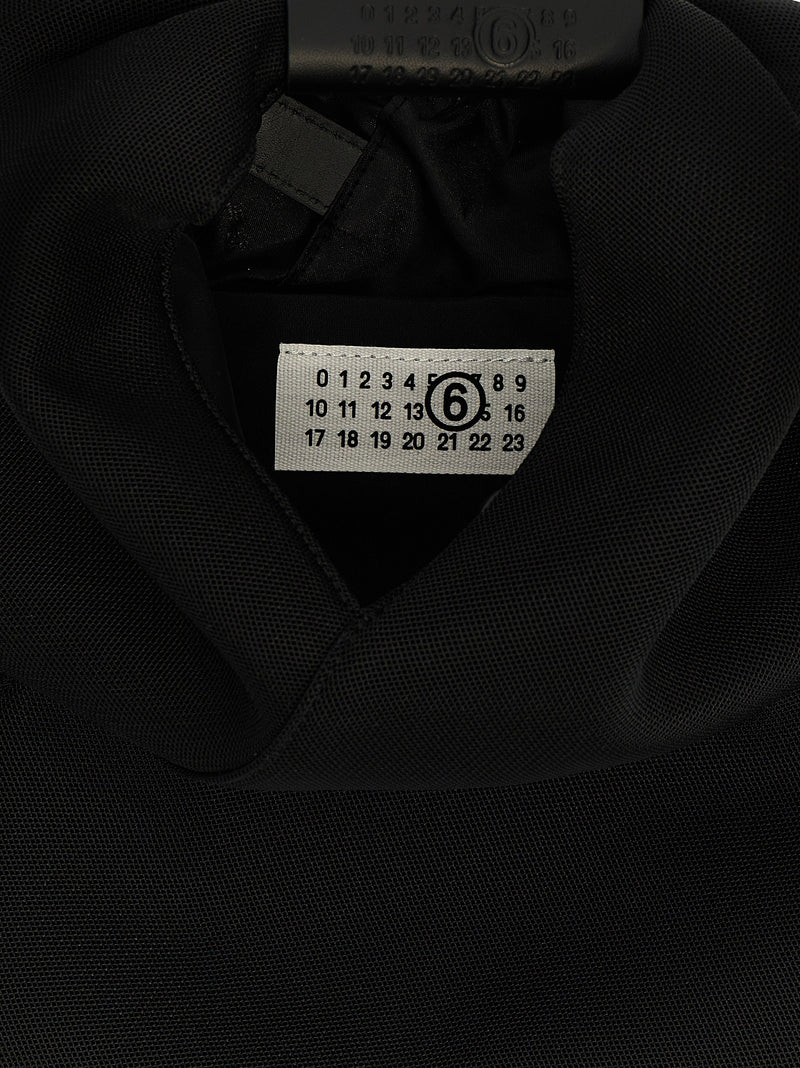 MM6 Maison Margiela Black Polyester Shoulder Bag