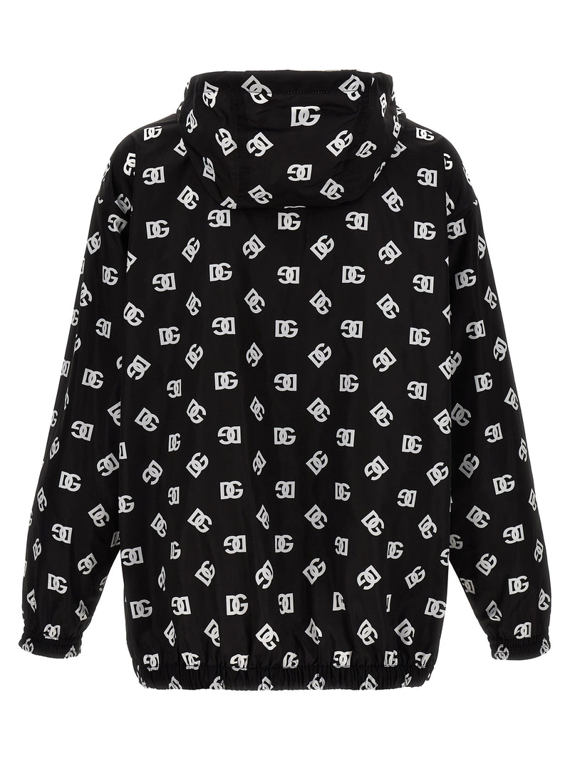 Dolce & Gabbana Bicolor Polyester Shell Jacket