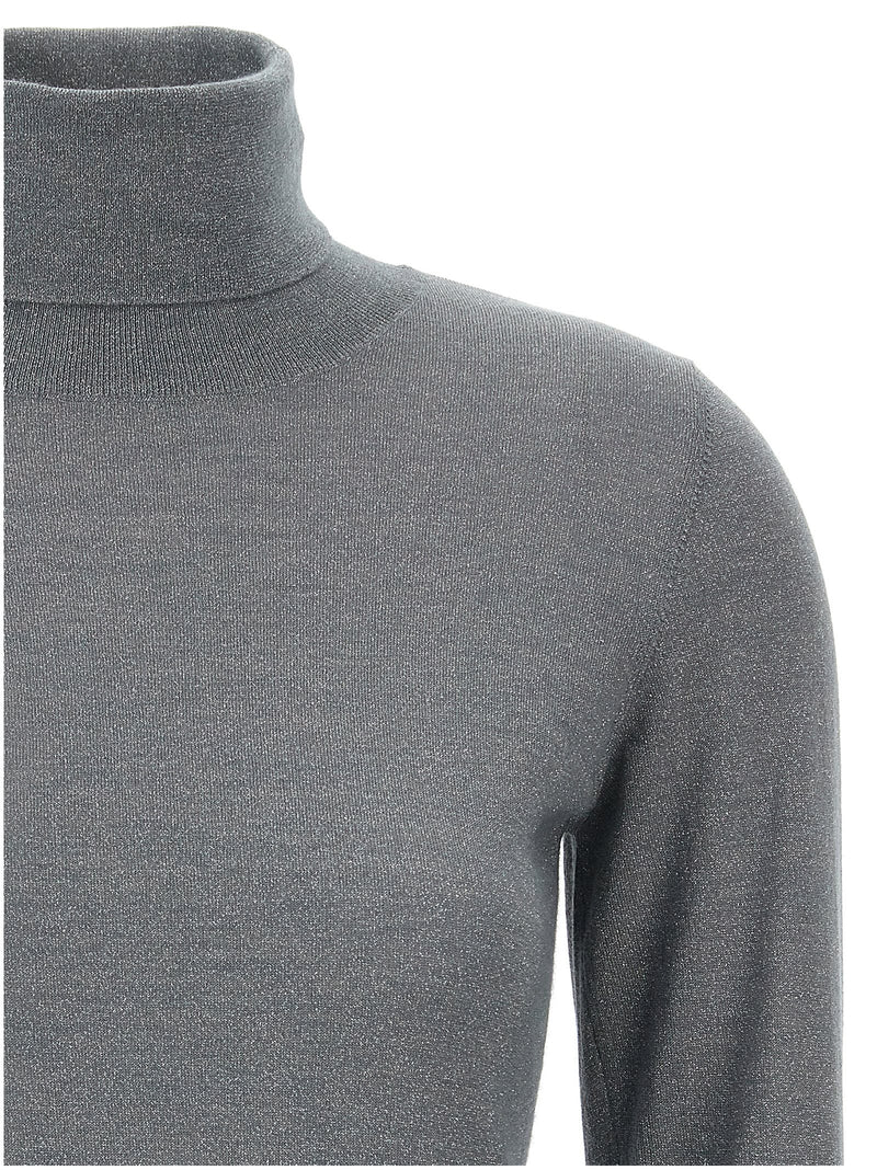 Brunello Cucinelli Gray Cashmere Cardigan