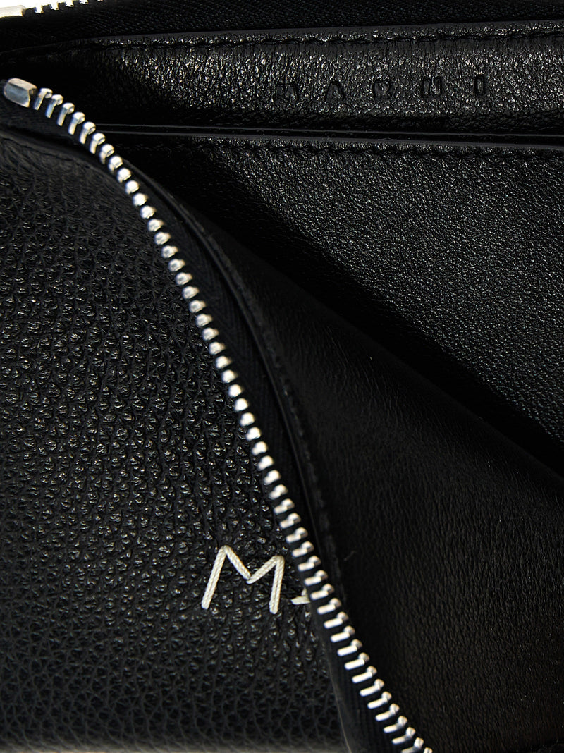 Marni Black Calfskin Wallet