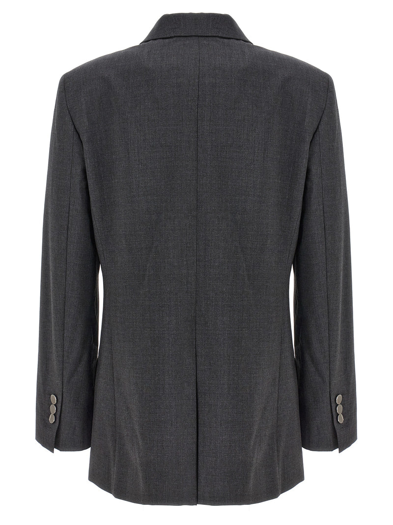 Theory Gray Wool Blazer