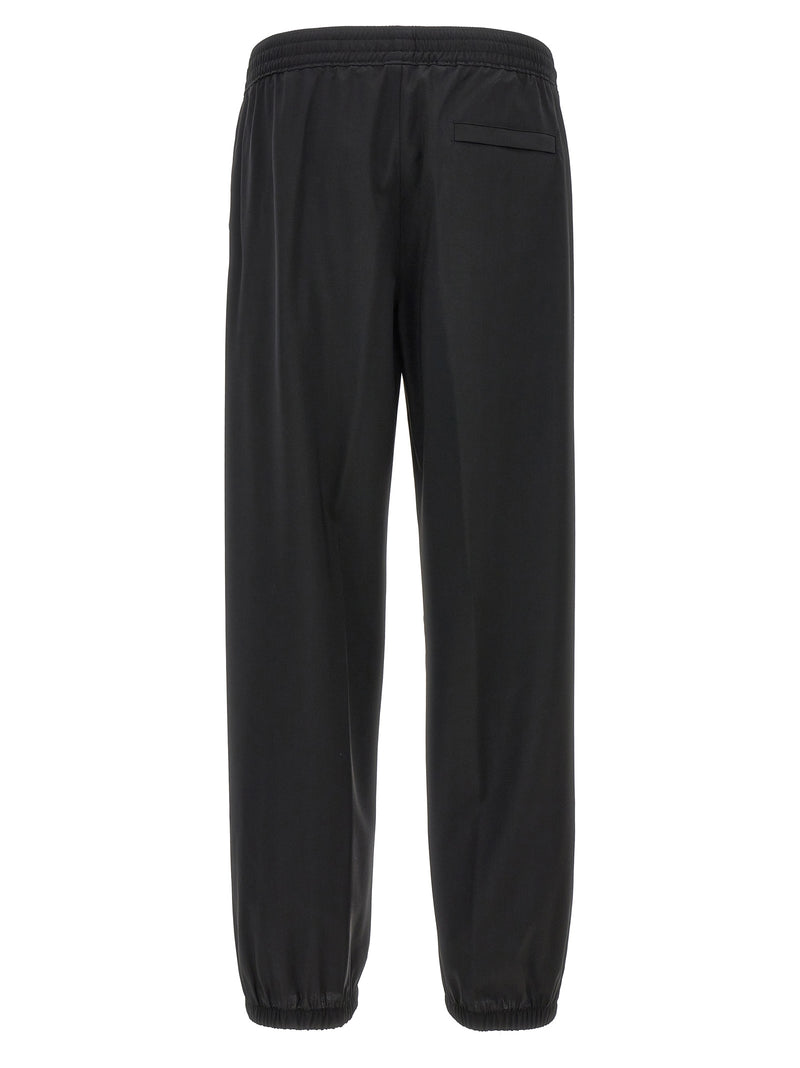 Givenchy Black Virgin Wool Casual Pants