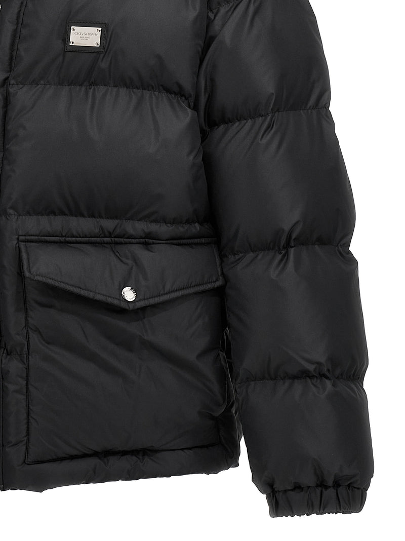 Dolce & Gabbana Black Polyester Jacket