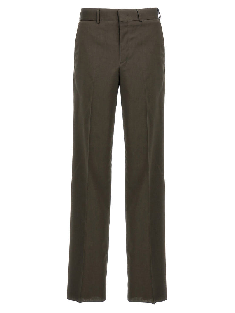 Fendi Bicolor Wool Dress Pants