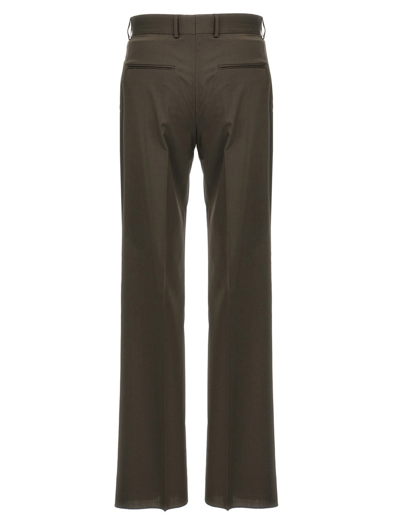 Fendi Bicolor Wool Dress Pants