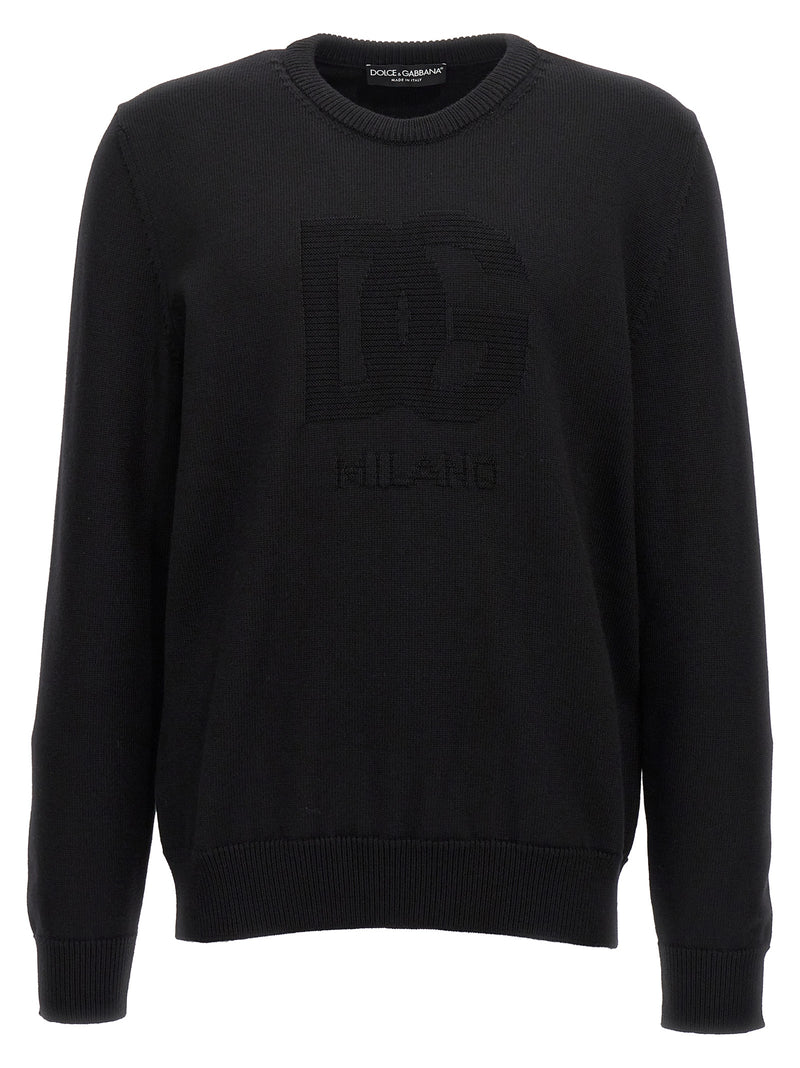 Dolce & Gabbana Black Virgin Wool Cardigan