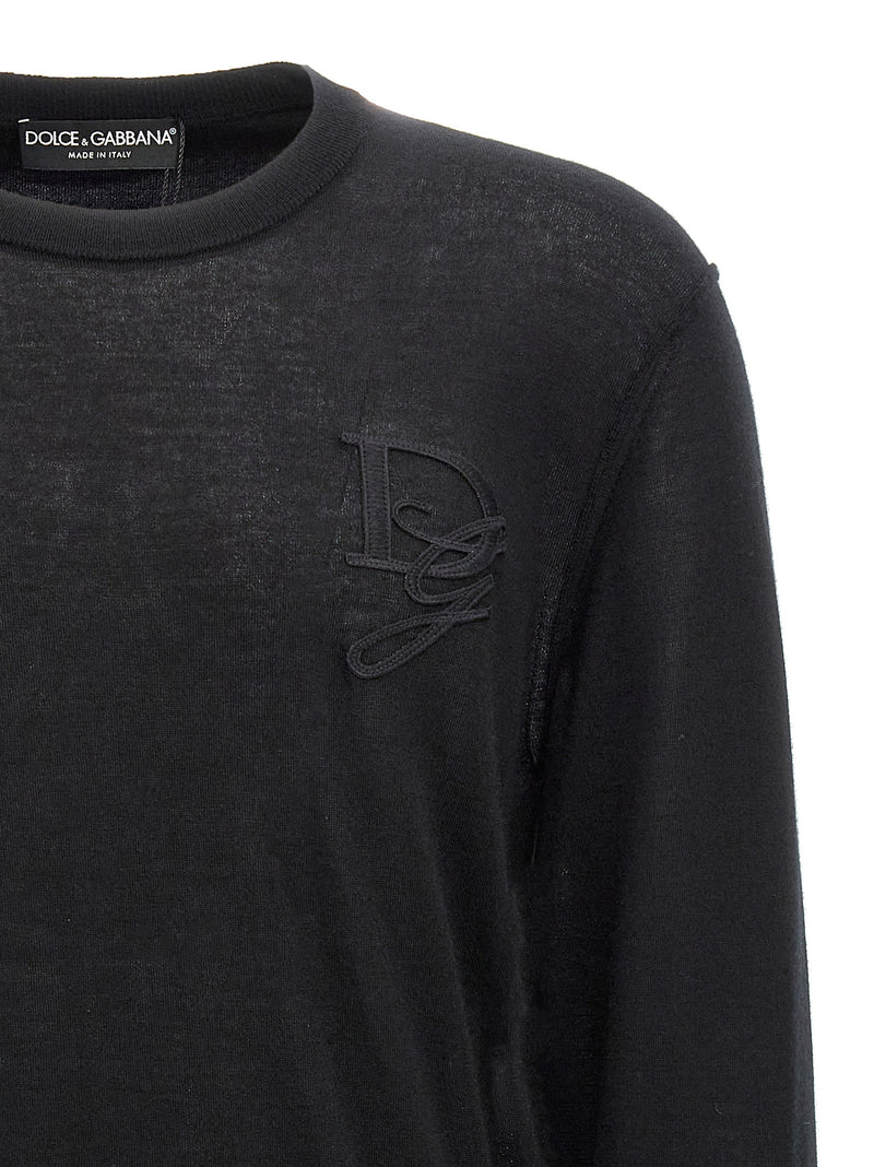 Dolce & Gabbana Black Cashmere Cardigan