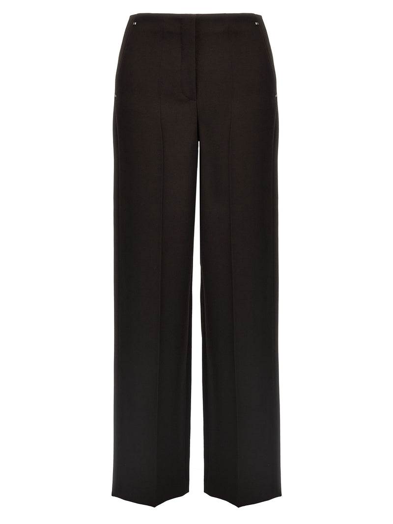 Fendi Purple Virgin Wool Dress Pants