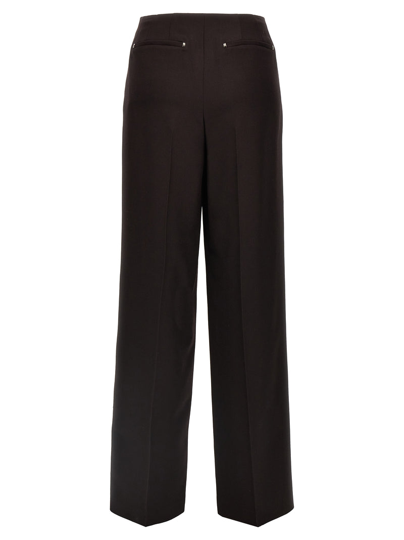 Fendi Purple Virgin Wool Dress Pants