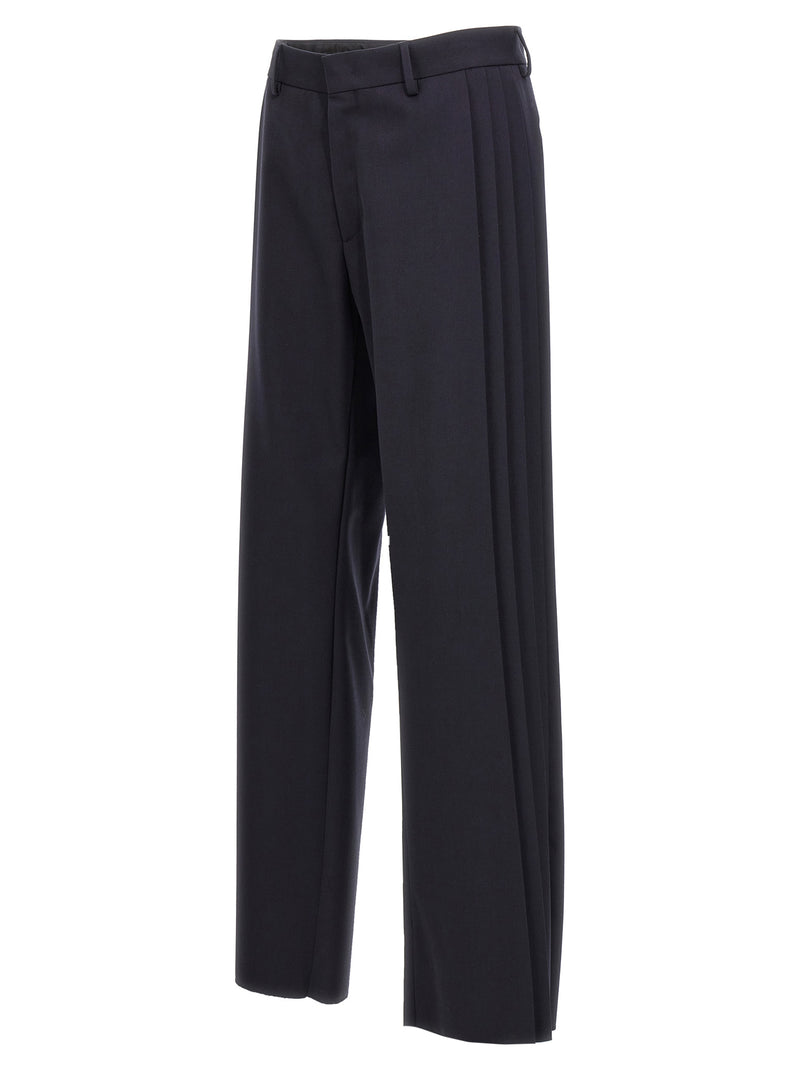 Fendi Blue Polyester Casual Pants
