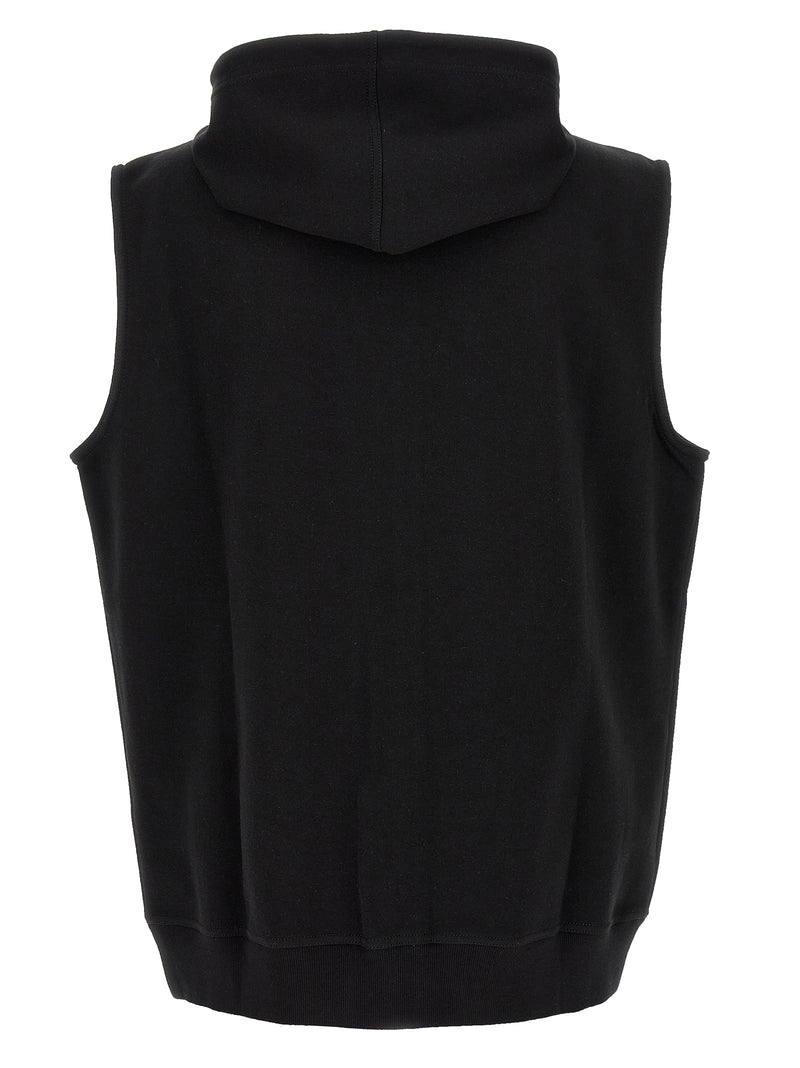 Brunello Cucinelli Black Cotton Sleeveless Jacket