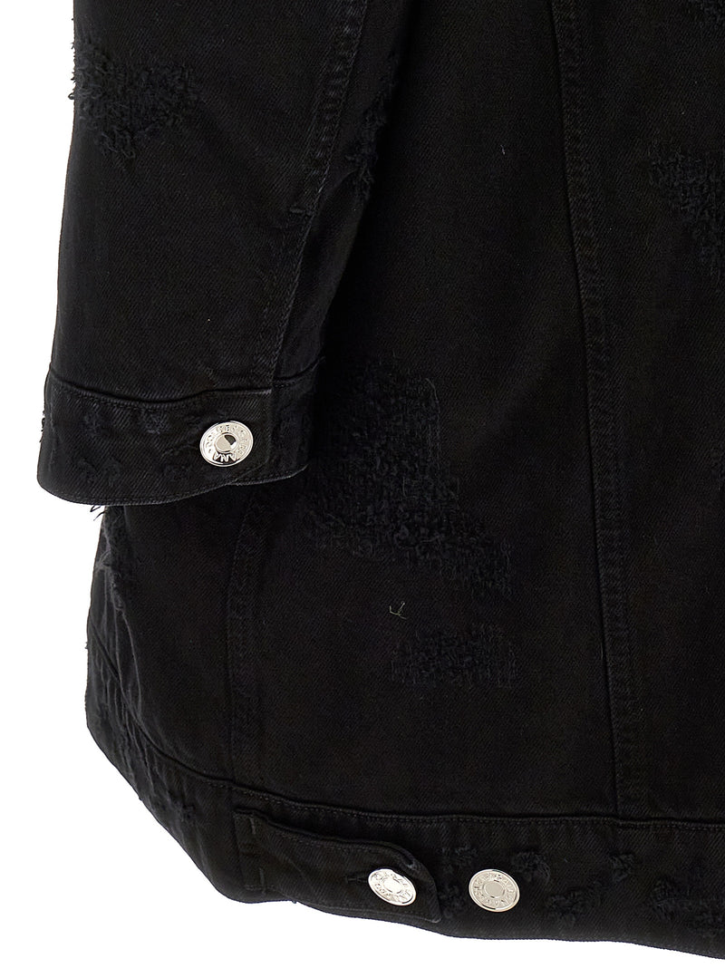 Dolce & Gabbana Black Cotton Denim Jacket