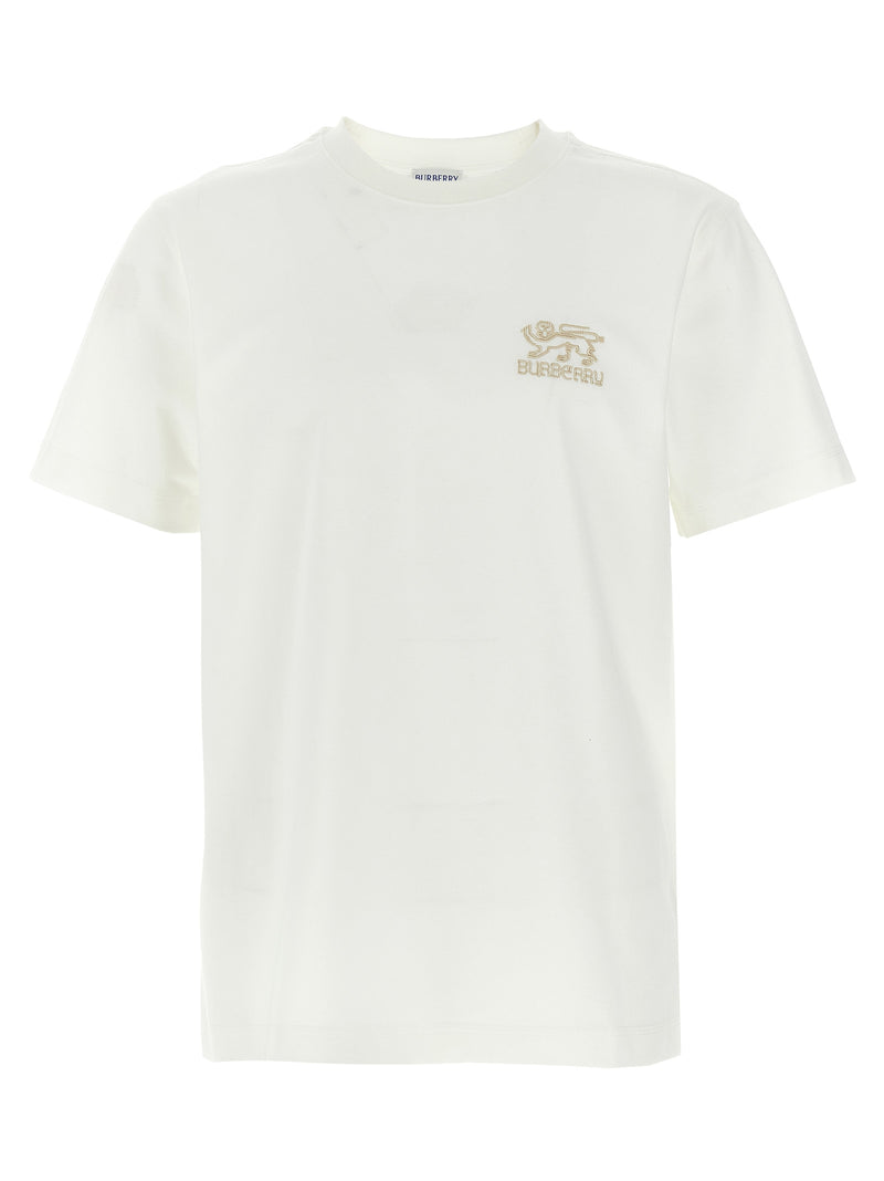 Burberry White Cotton T-Shirt