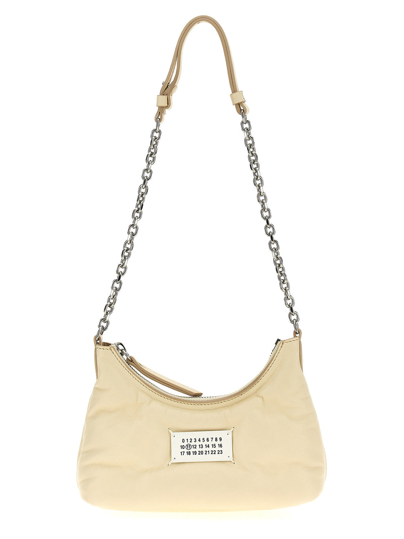 Maison Margiela White Lamb Leather Shoulder Bag