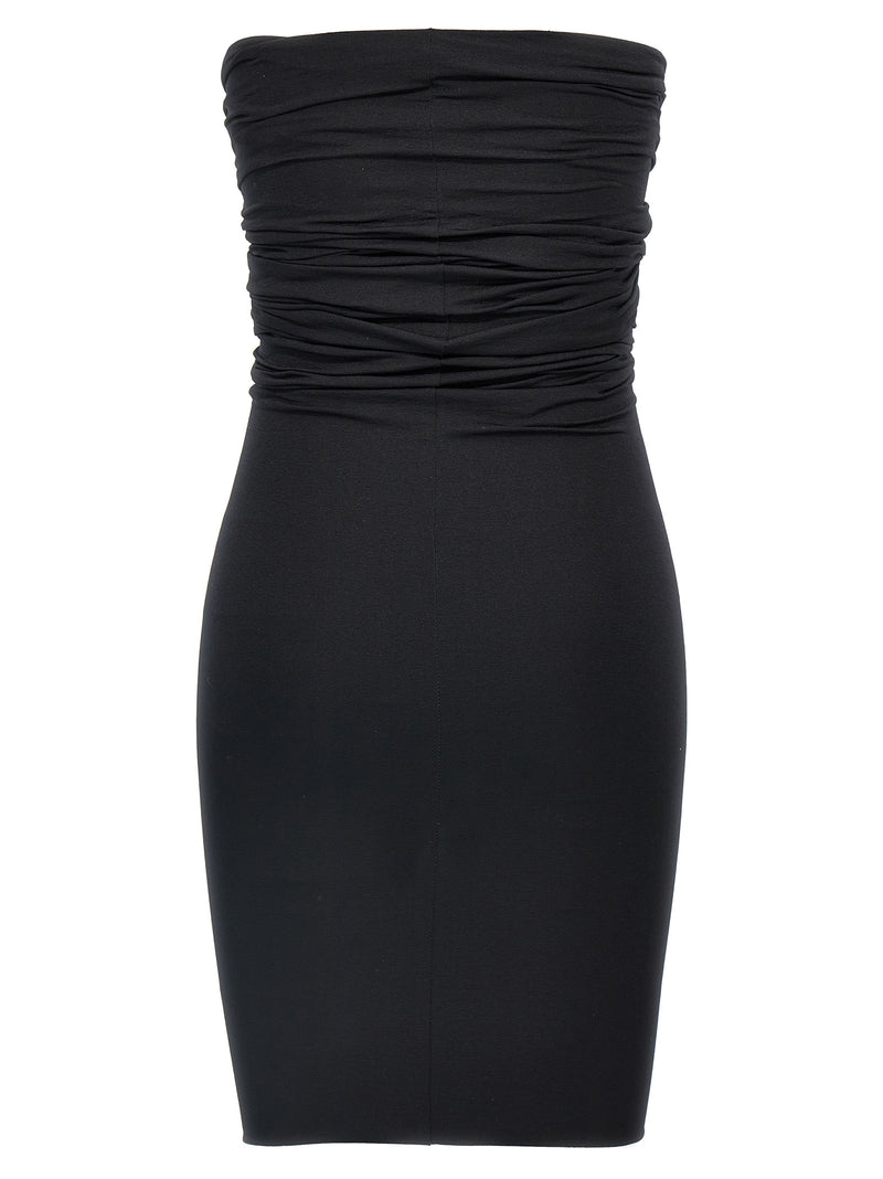 Rick Owens Black Nylon Short Dress