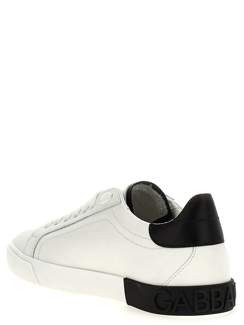 Dolce & Gabbana Multicolor Calfskin Low Top Sneakers