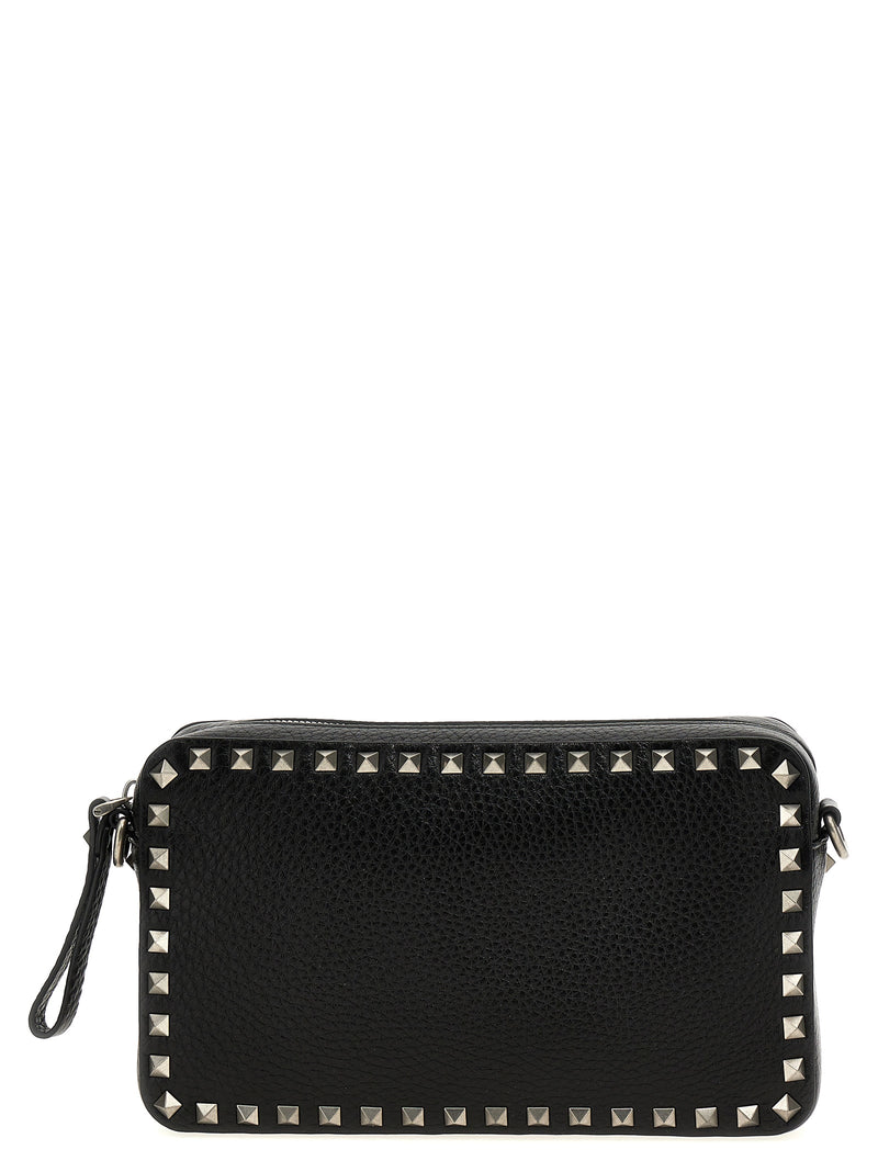 Valentino Garavani Black Calfskin Crossbody Bag