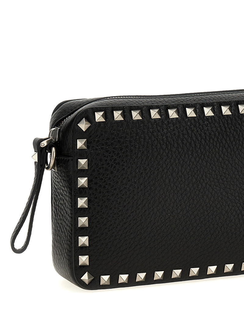Valentino Garavani Black Calfskin Crossbody Bag