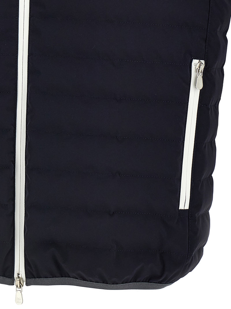 Brunello Cucinelli Blue Polyamide Coat