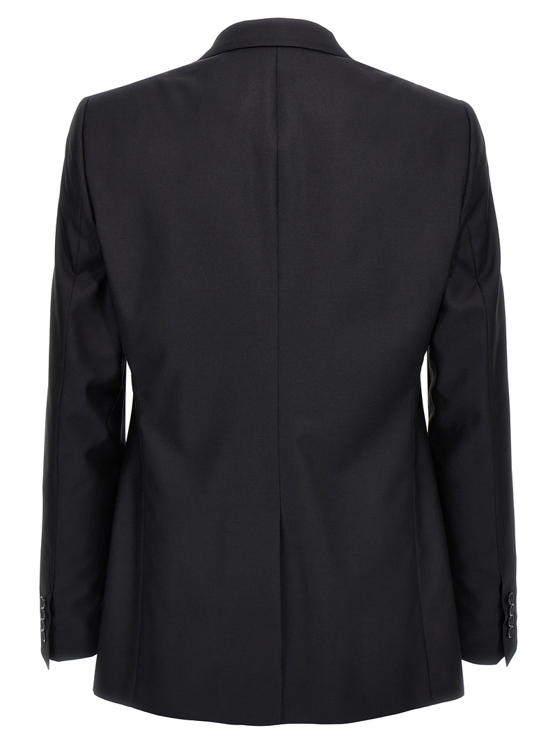 Dolce & Gabbana Blue Virgin Wool Two-Piece Suit