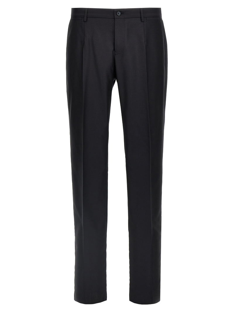 Dolce & Gabbana Blue Virgin Wool Two-Piece Suit