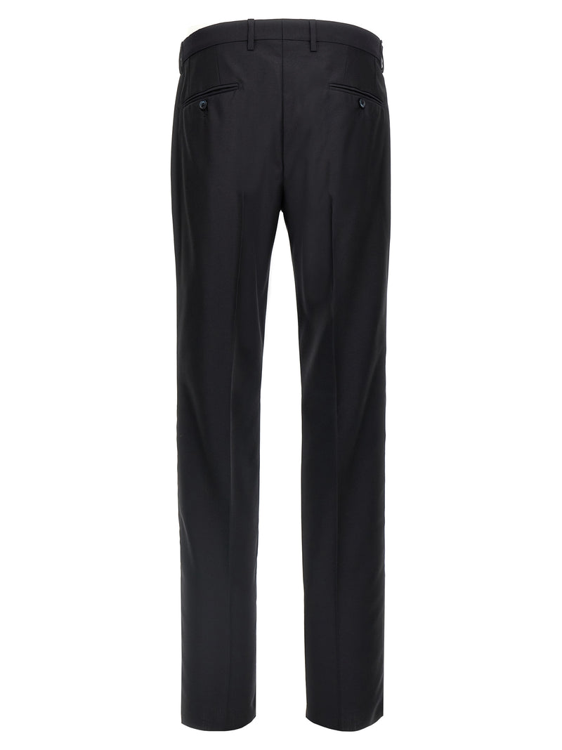 Dolce & Gabbana Blue Virgin Wool Two-Piece Suit