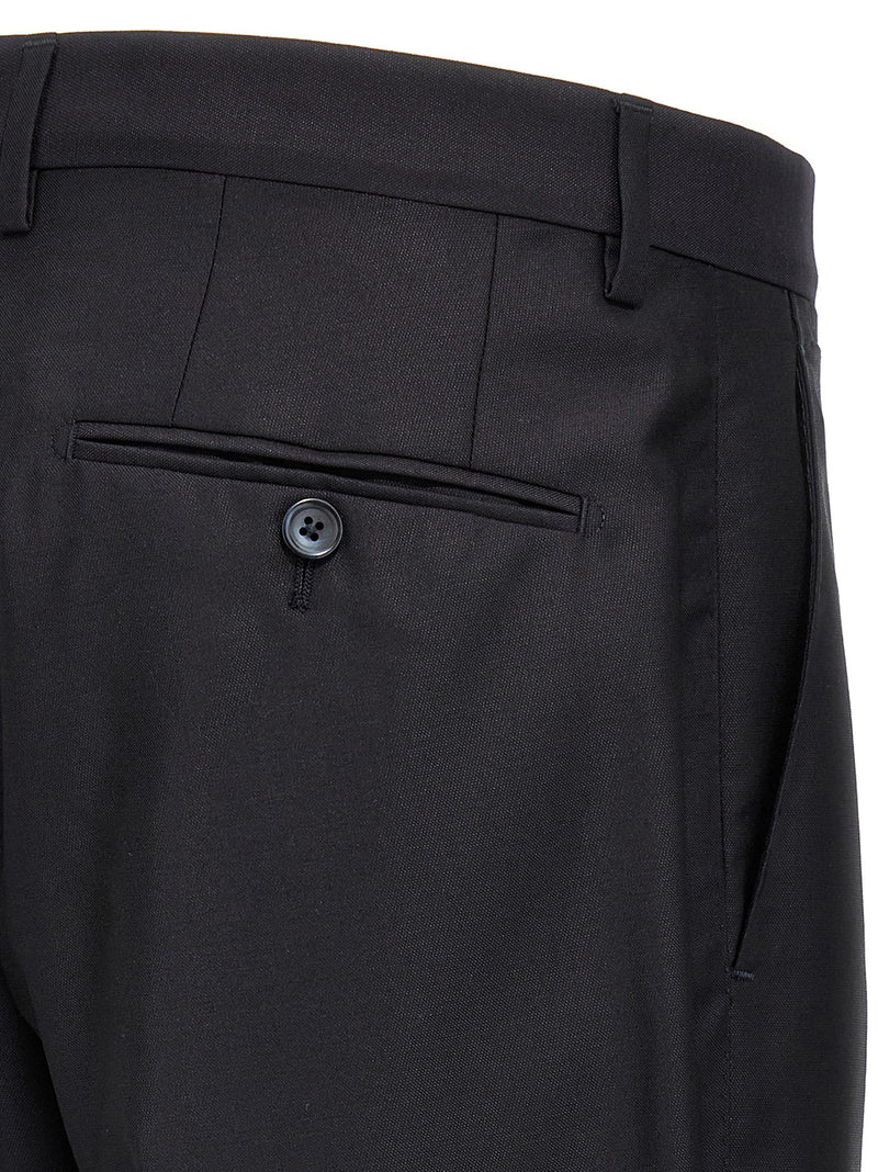 Dolce & Gabbana Blue Virgin Wool Two-Piece Suit
