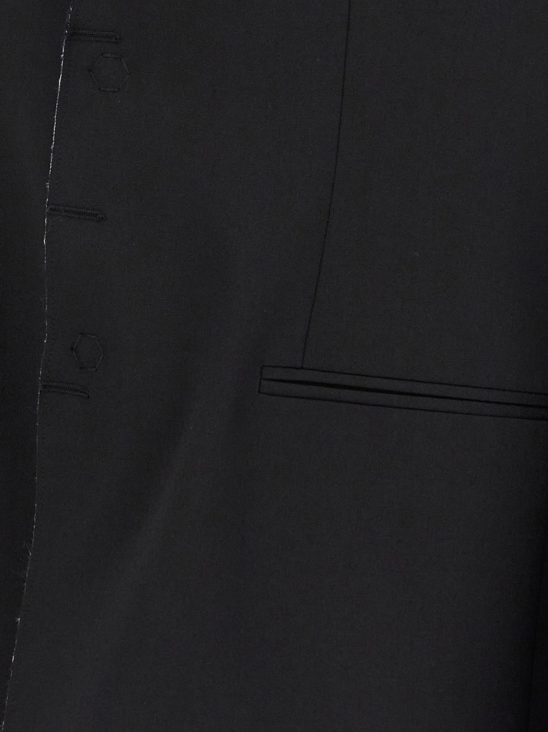 MM6 Maison Margiela Black Polyester Blazer