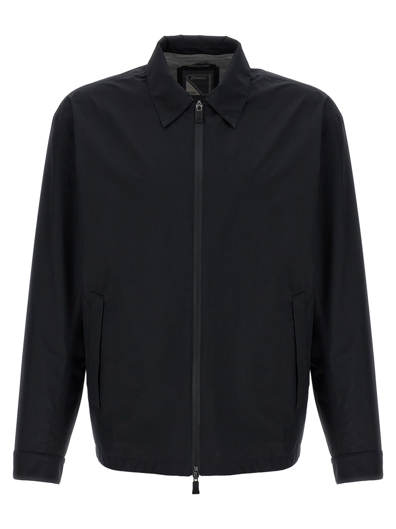Herno Black Polyester Shell Jacket
