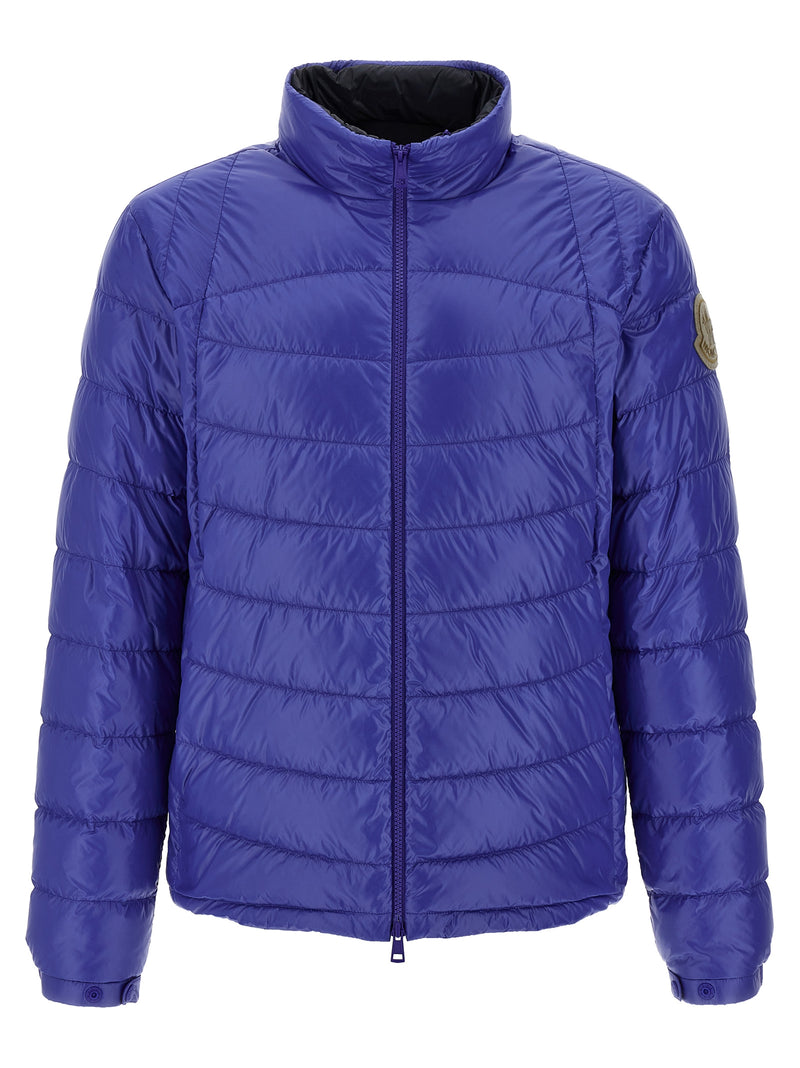 Moncler Blue Polyamide Full-Length Jacket