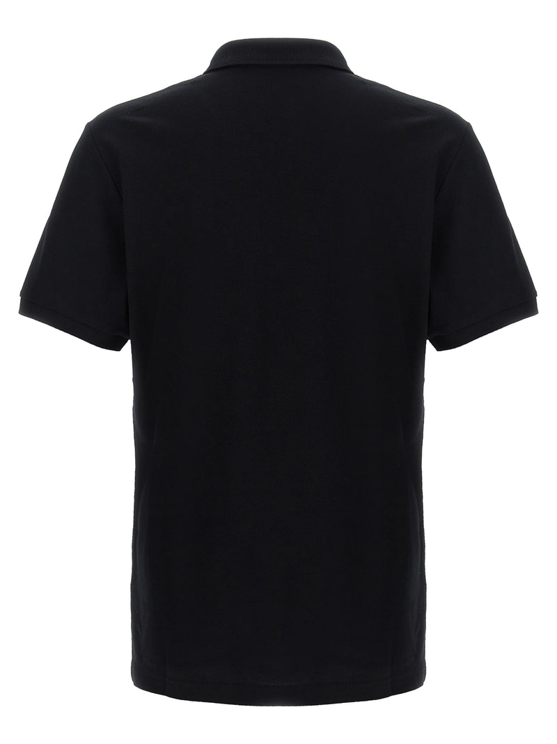 Moschino Black Cotton Polo Shirt