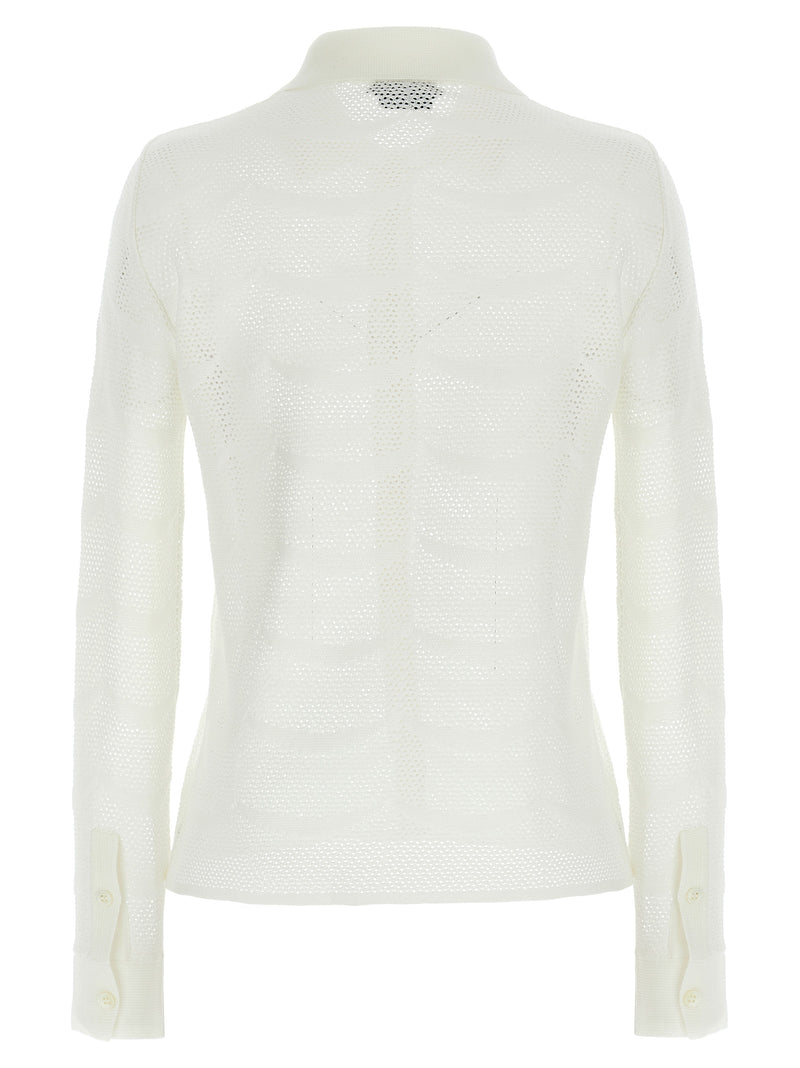 Tom Ford White Cotton Cardigan