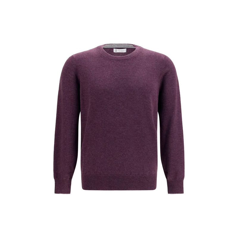 Brunello Cucinelli Purple Cashmere Sweater