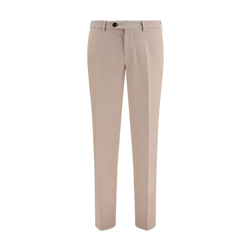 Brunello Cucinelli Beige Cotton Casual Pants
